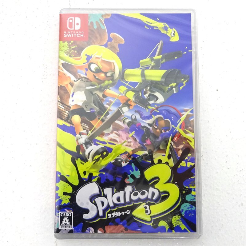 ★未開封★Nintendo Switch ニンテンドースイッチ ソフト スプラトゥーン3 (スプラ/任天堂/1円～) ★【GM646】_画像1