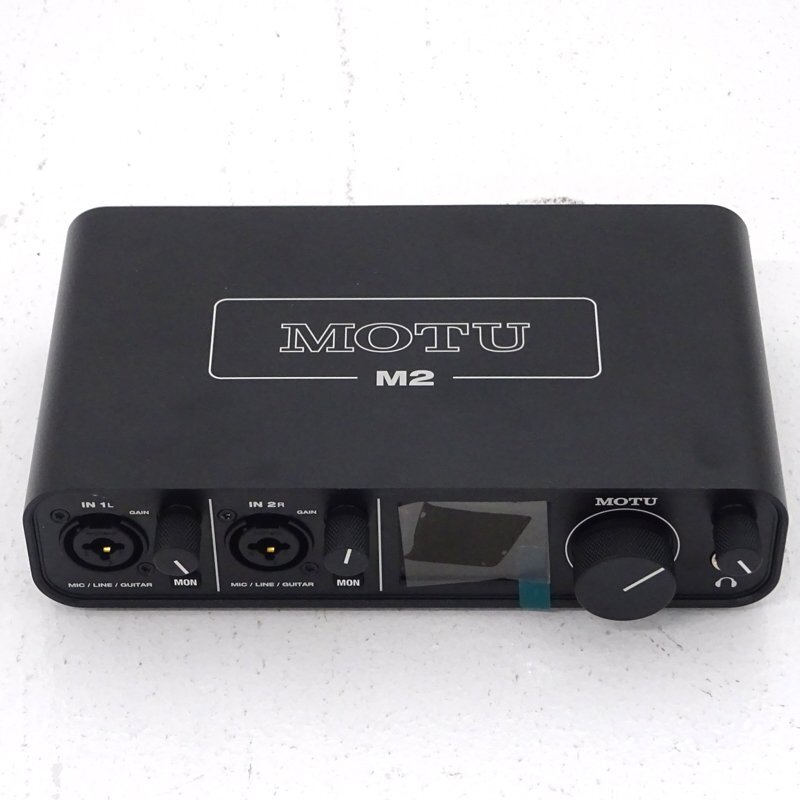 ★中古★【難有り】MOTU（モツ）M2 オーディオインターフェイス 通電のみ確認済（楽器/DTM/DAW/器材）★【MU477】_画像2