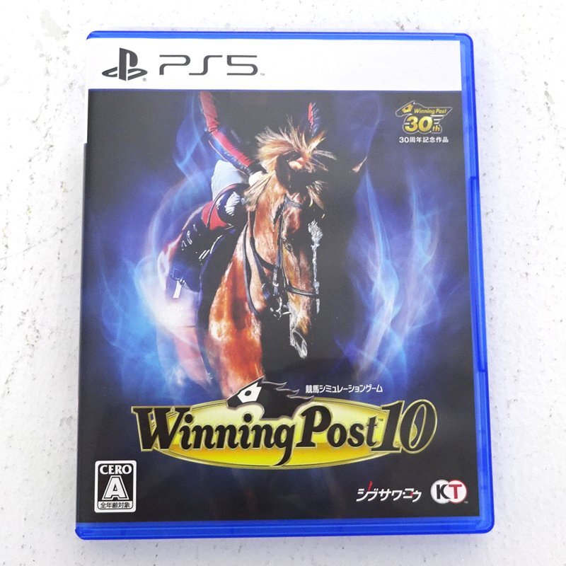 ★中古★PS5ソフト Winning Post 10（ウイニングポスト/プレステ/プレステ5/1円～)★【GM619】_画像1