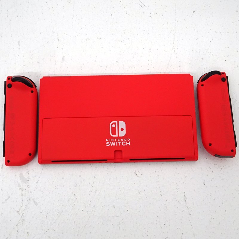 * used *Nintendo Switch body Mario red have machine EL model HEG-S-RAAAA ( Nintendo switch /1 jpy ~)*[GM649]