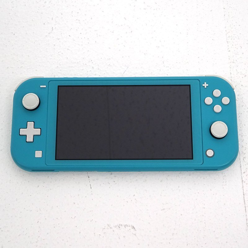 * used *Nintendo Switch Lite body turquoise HDH-S-BAZAA ( switch light / nintendo /1 jpy ~)*[GM649]