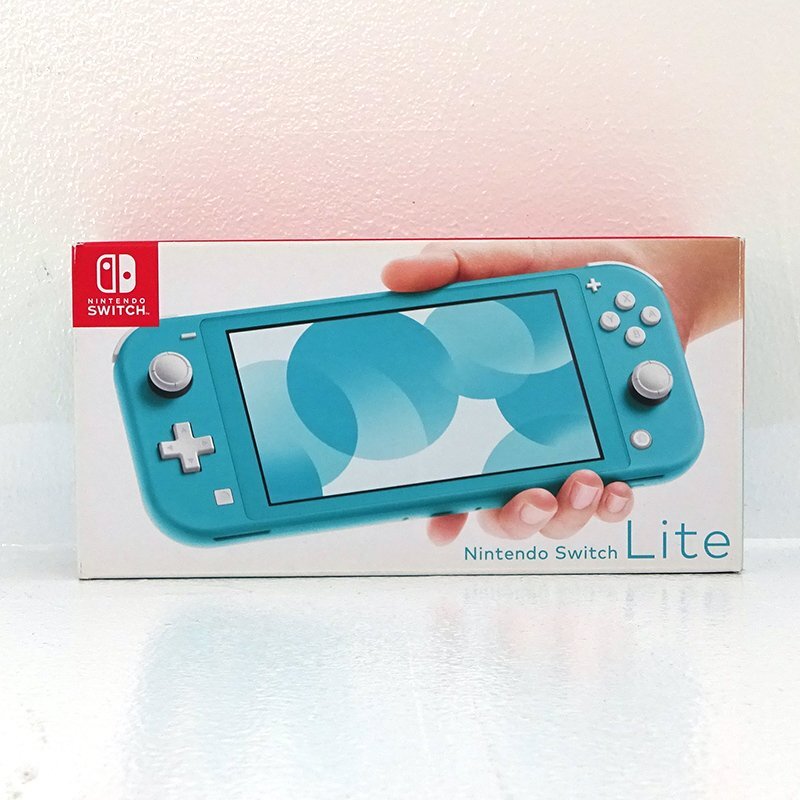 * used *Nintendo Switch Lite body turquoise HDH-S-BAZAA ( switch light / nintendo /1 jpy ~)*[GM649]