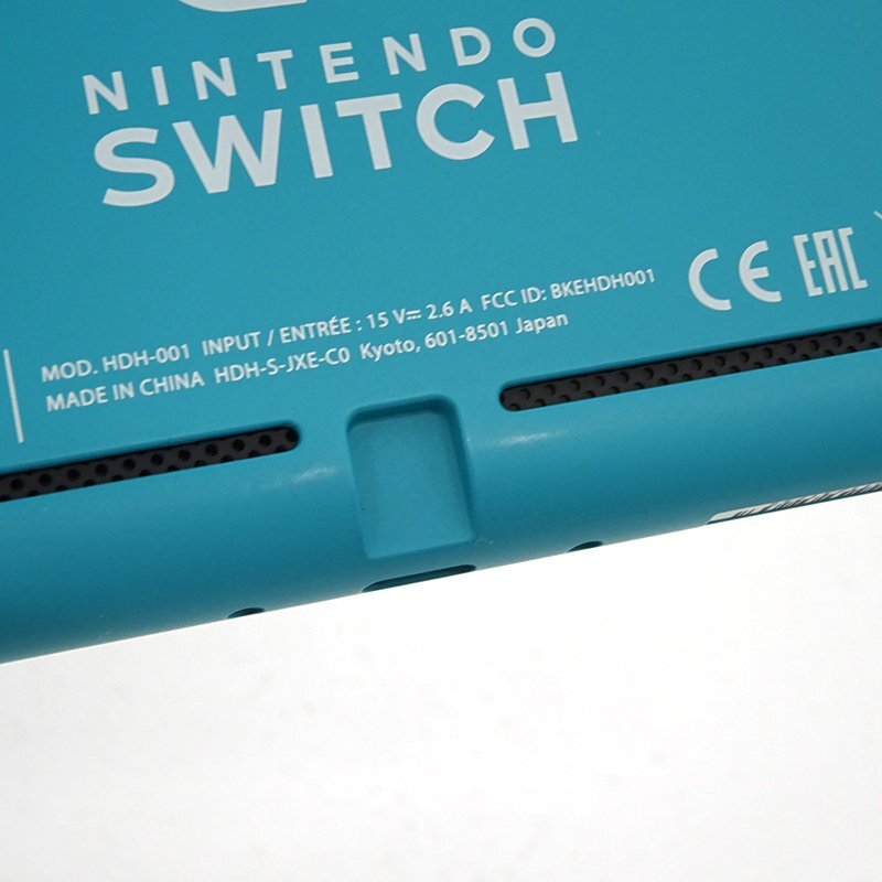 * used *Nintendo Switch Lite body turquoise HDH-S-BAZAA ( switch light / nintendo /1 jpy ~)*[GM649]