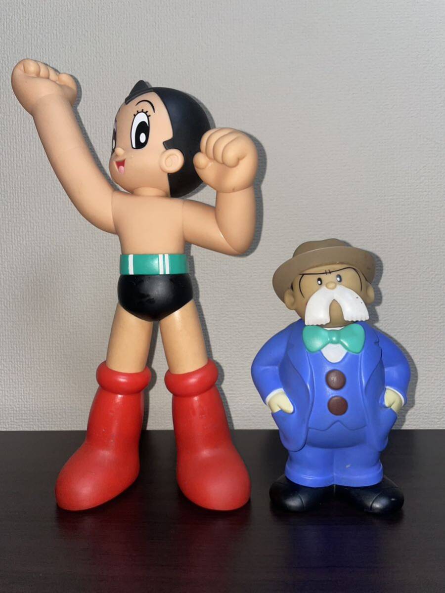 [ подлинная вещь ] Astro Boy higeoyaji sofvi Showa Retro 