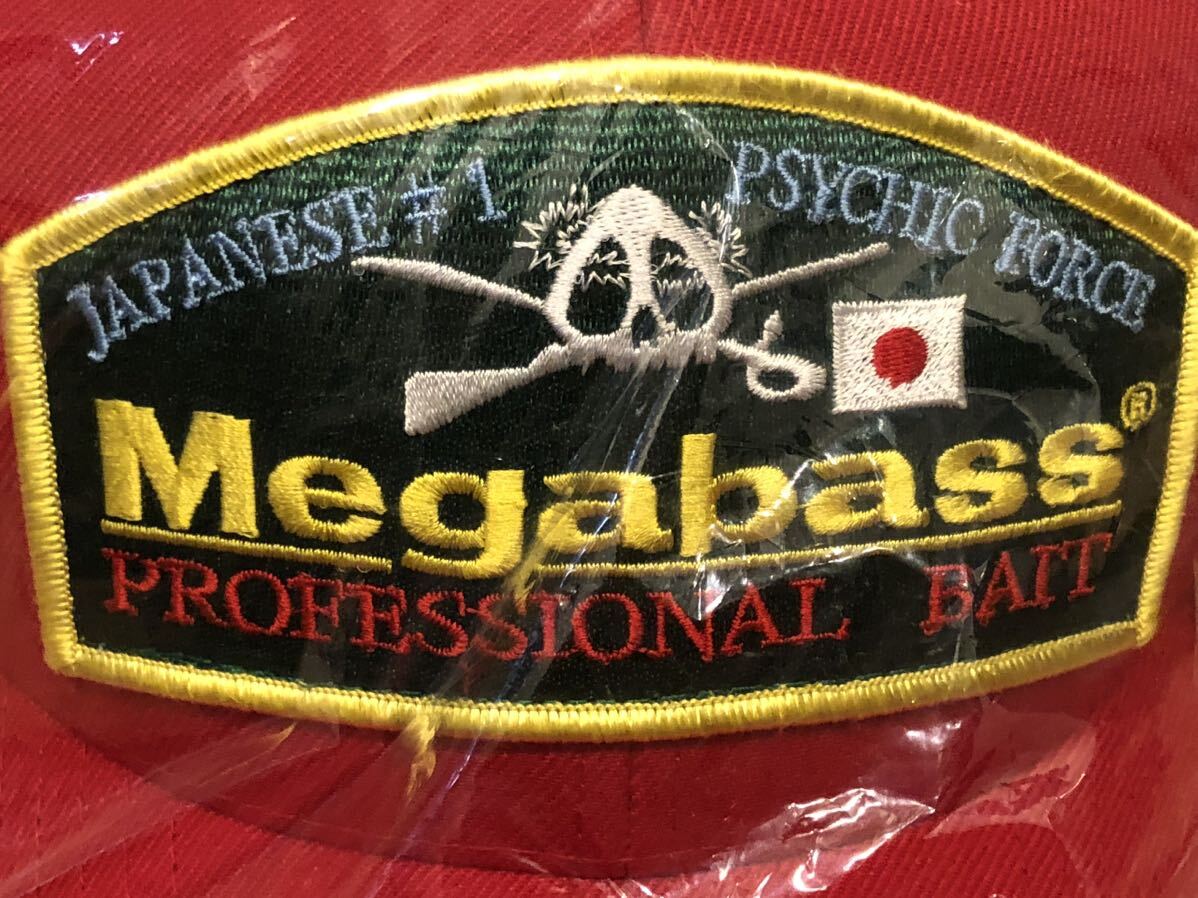 【CAP 帽子】Megabass メガバス キャップ③赤 SNAPBACK Into the X Stage3 PRO プロキャップ（検:POPX、YUPOONG、POPMAX、ルアー）の画像9