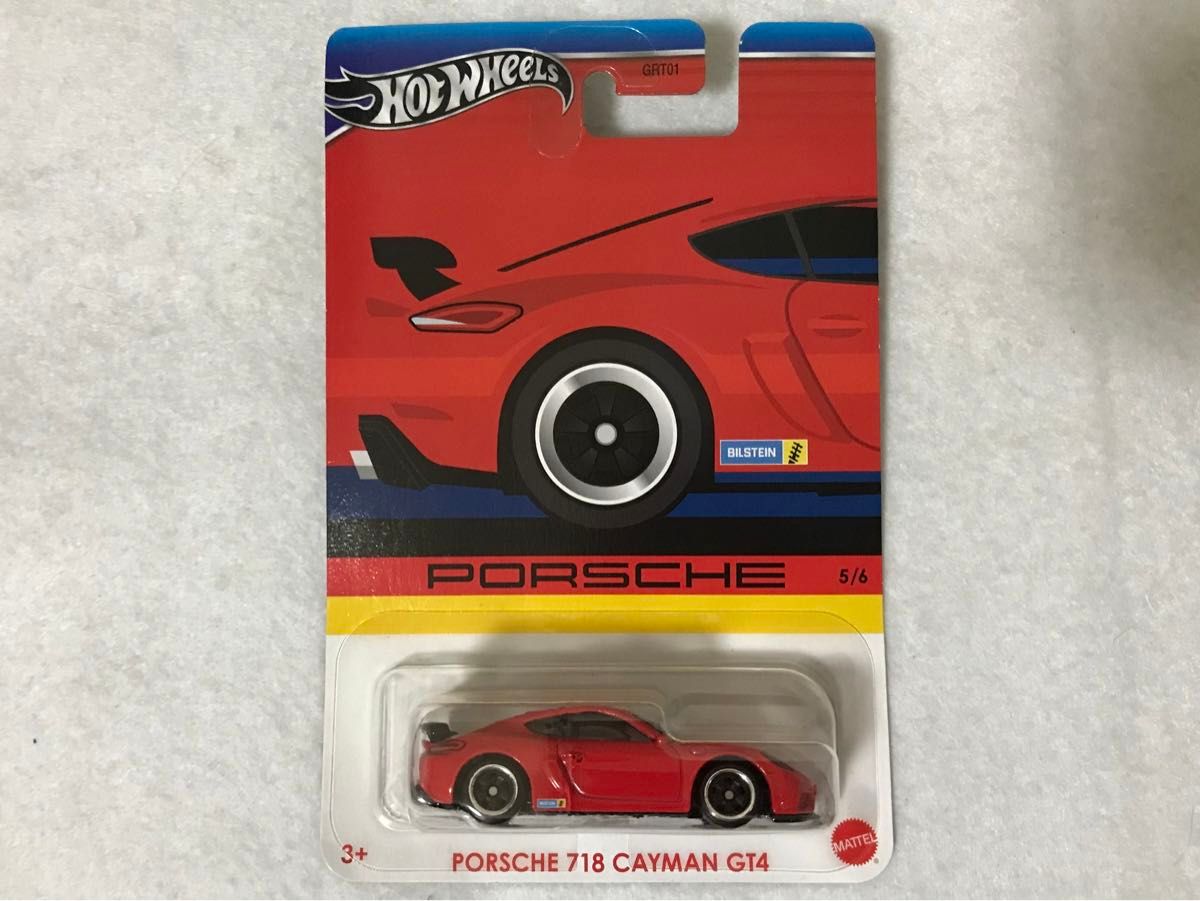 ホットウィール PORSCHE 718 CAYMAN GT4 HotWheels ポルシェ ケイマン 値札剥がし済 バースデー限定