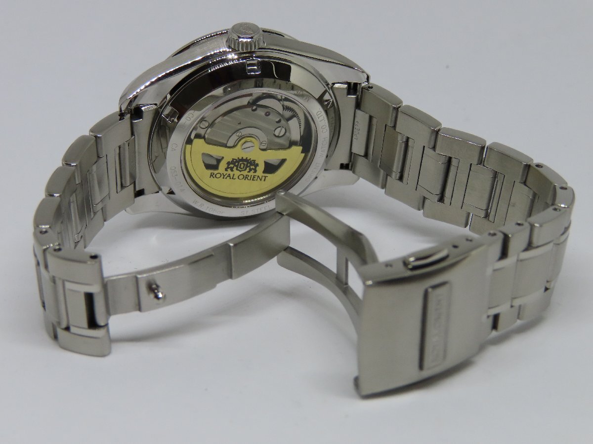 【希少】ロイヤルオリエント レトログラード WE0021JD 自動巻き メンズ腕時計の画像4