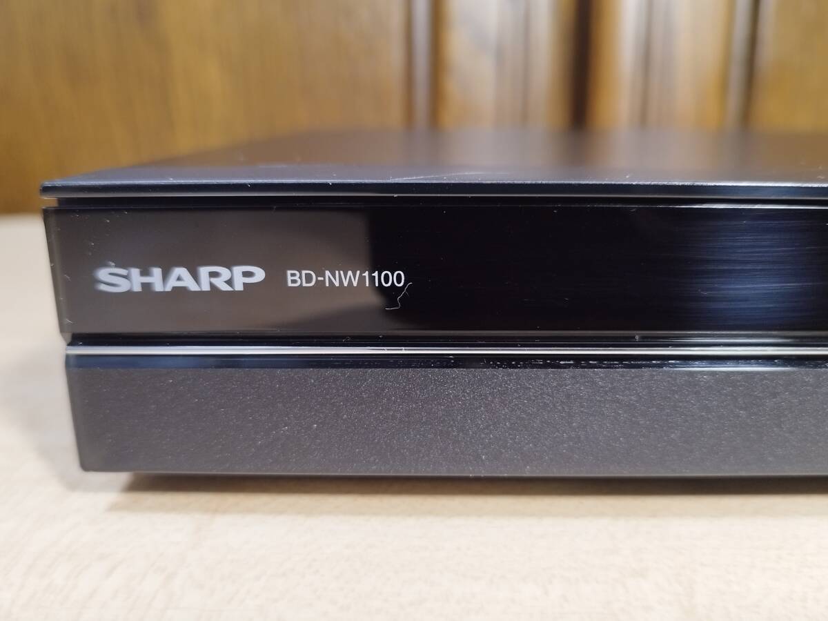 SHARP BD-NW1100/1TB/2番組同時録画可/B-CAS,新品リモコン,HDMI,電源ケーブル付属/外付けHDD対応/動作良好_画像4