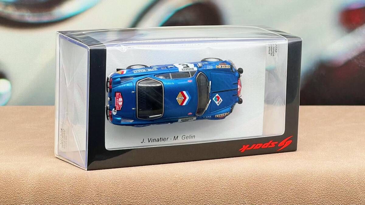 スパーク SPARK 1/43 ルノー アルピーヌ Alpine A110 #5 F1 ラリーモンテカルロ Monte-Carlo Rally 1971 J. Vinatier - M. Gelin S6107の画像4