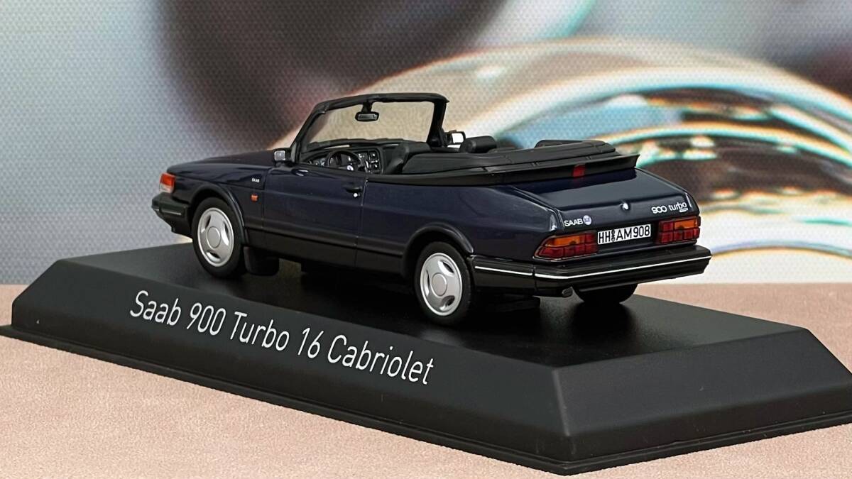 NOREV ノレブ 1/43 SAAB サーブ 900 Turbo ネイビーブルー / A01_画像3