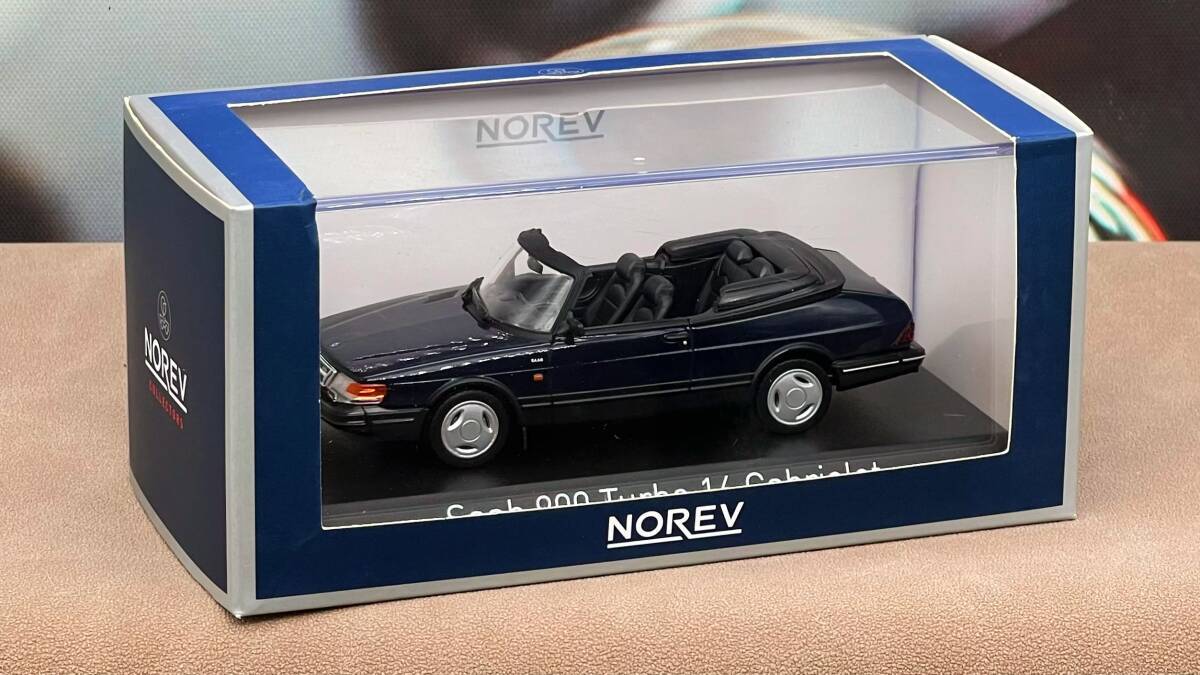 NOREV ノレブ 1/43 SAAB サーブ 900 Turbo ネイビーブルー / A01_画像5