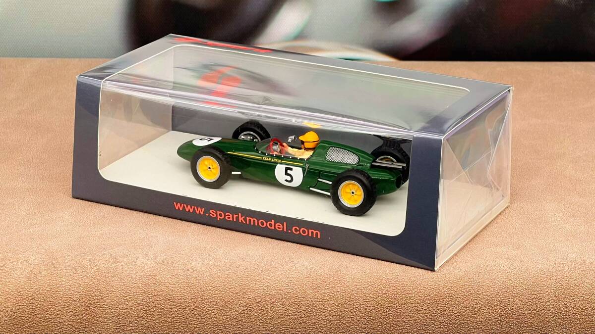 スパーク SPARK 1/43 LOTUS ロータス 24 2位 1962 F1 Dutch オランダ GP #5 T.テイラー Trevor Taylor S4272 箱色褪_画像3