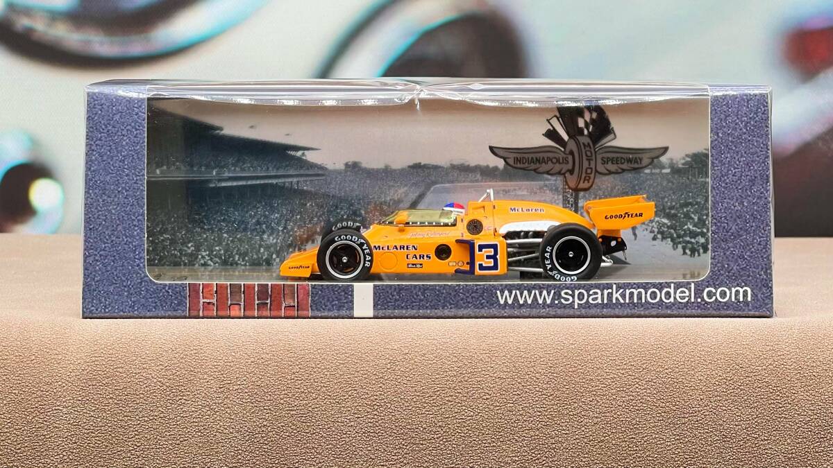 スパーク SPARK 1/43 McLaren マクラーレン M16C #3 1974 インディ500 優勝 ジョニー・ラザフォード Johnny Rutherford 43IN74_画像1