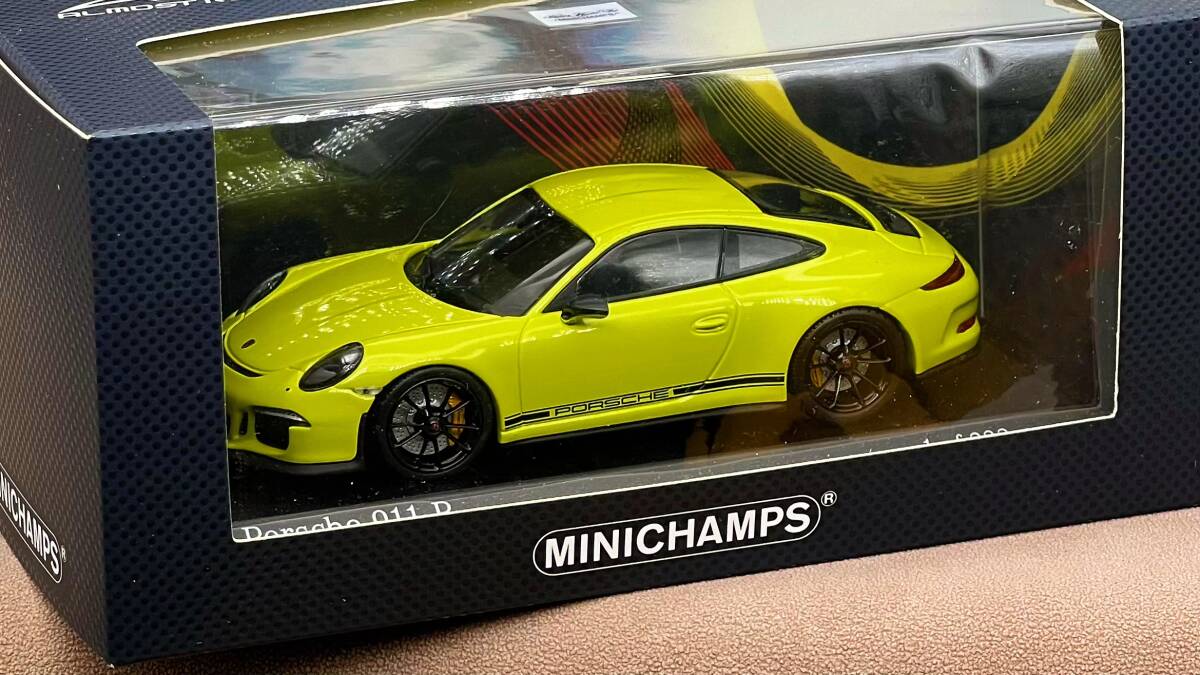 PMAミニチャンブス Minichamps 1/43 特注 ポルシェ Porsche 911R 2016 グリーン 233台限定 413 066267_画像4