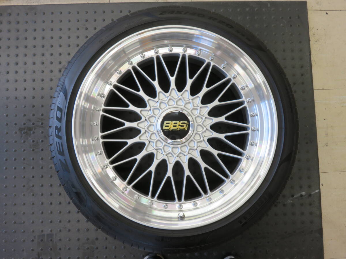 *BBS super RS FORGED 20×9.5J+40 20×8.5J+38 шероховатость гора Pirelli P-ZERO 245/40R20 99W 2021 год производства 8 часть гора шина колесо 4 шт. комплект *