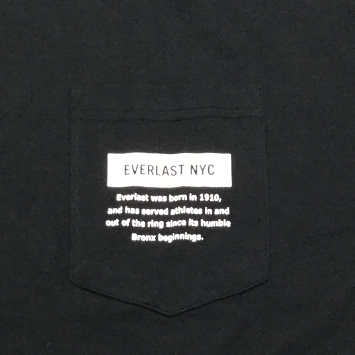 【送料無料】【新品・未使用】EVERLAST メンズ半袖Tシャツ（コットン100％） 　 3L　　ブラック★12108_画像3
