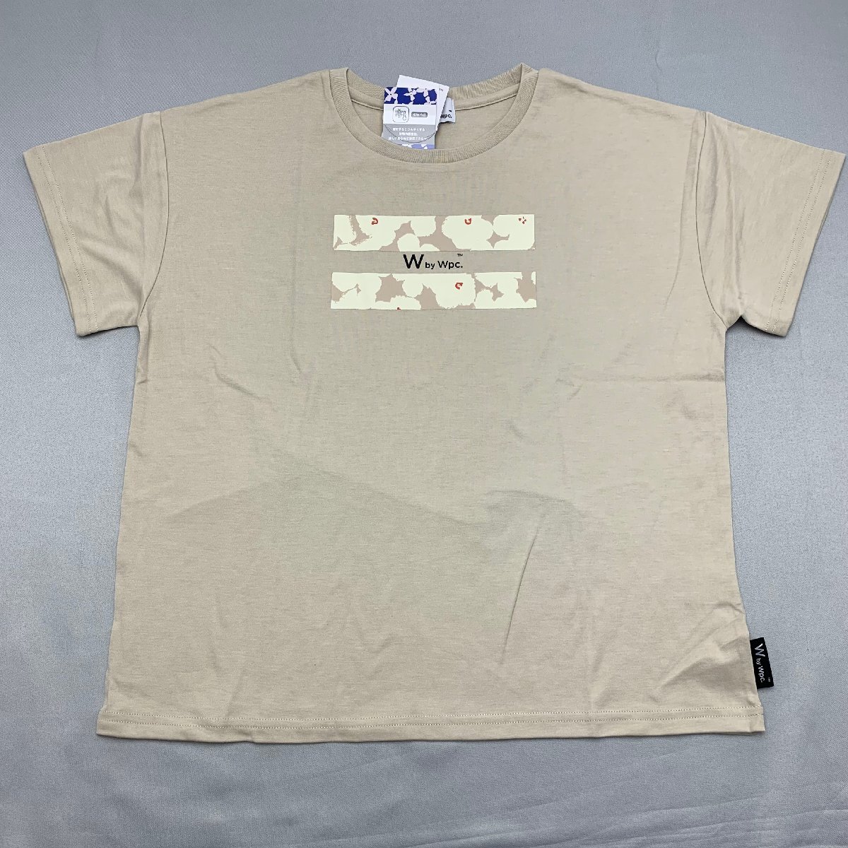 [ free shipping ][ new goods ] lady's short sleeves T-shirt ( contact cold sensation easy type ) M beige *32207