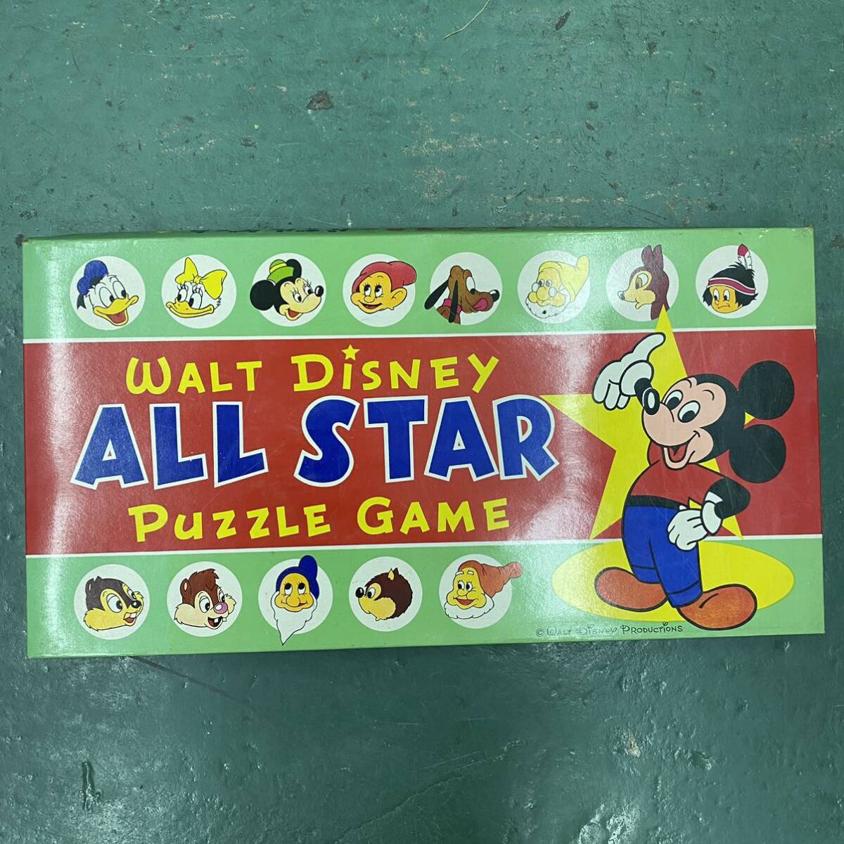 激レア 任天堂 ディズニー オールスター パズルゲーム ○福マーク WALT Disney PUZZLE GAME ボードゲーム ミッキーの画像1