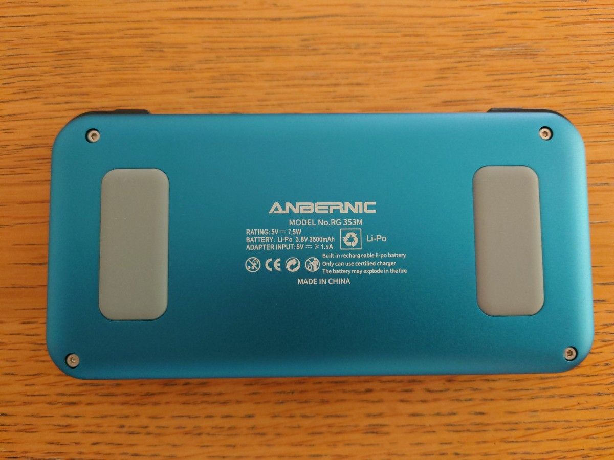 【値下げ中】Anbernic RG353M ブルー モニター出力用ミニHDMI変換端子付属 エミュレータ