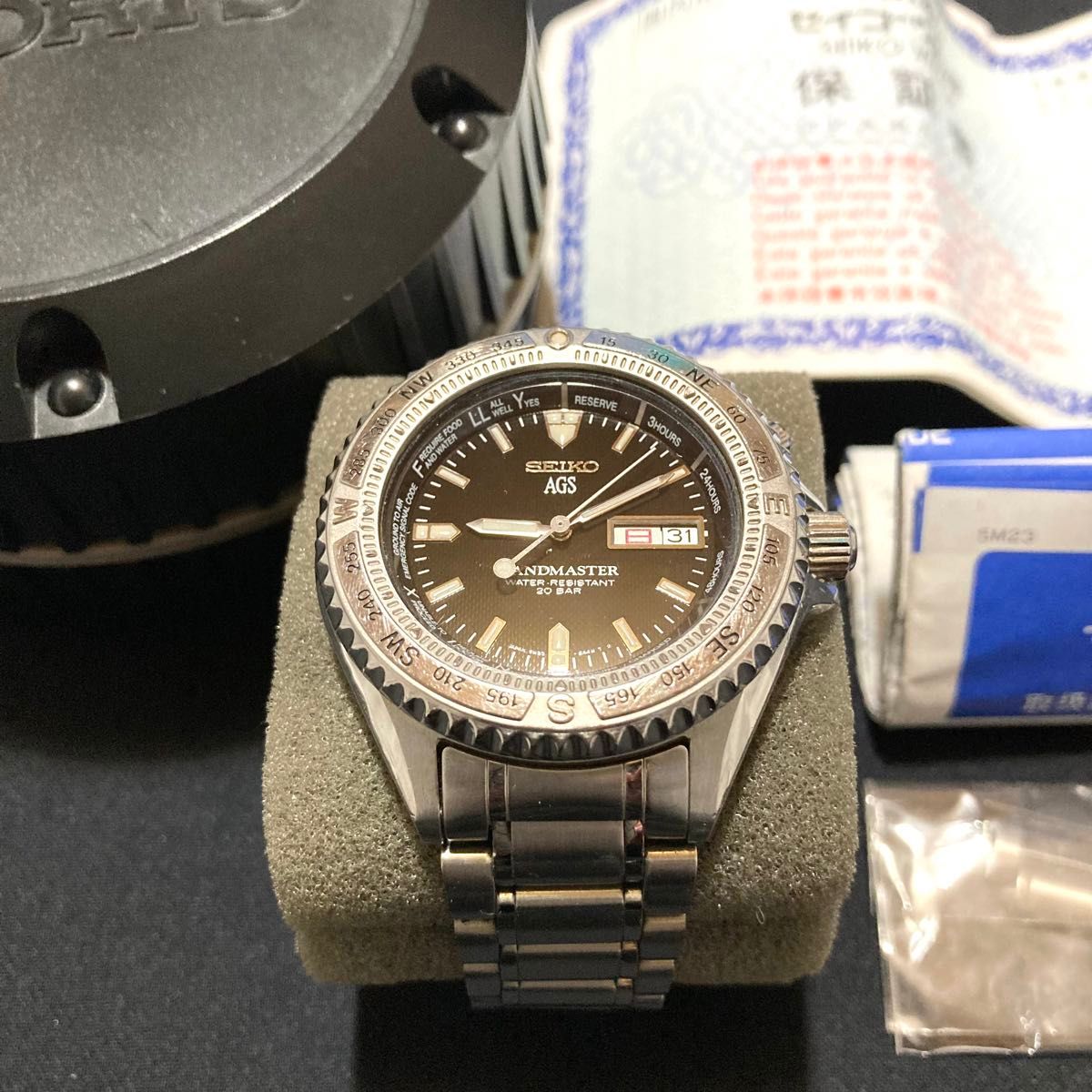 ジャンク SEIKO セイコー 初代 ランドマスター AGS 5m23-6a20 ジャンク SEIKO セイコー 初代 ランドマスター AGS 5m23-6a20