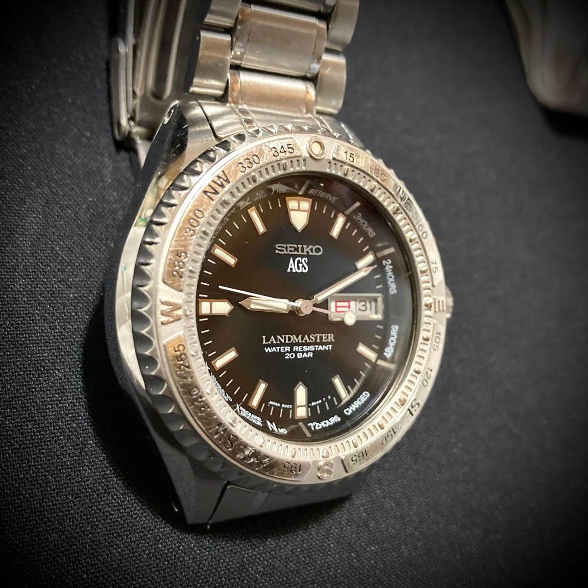 ジャンク SEIKO セイコー 初代 ランドマスター AGS 5m23-6a20 ジャンク SEIKO セイコー 初代 ランドマスター AGS 5m23-6a20