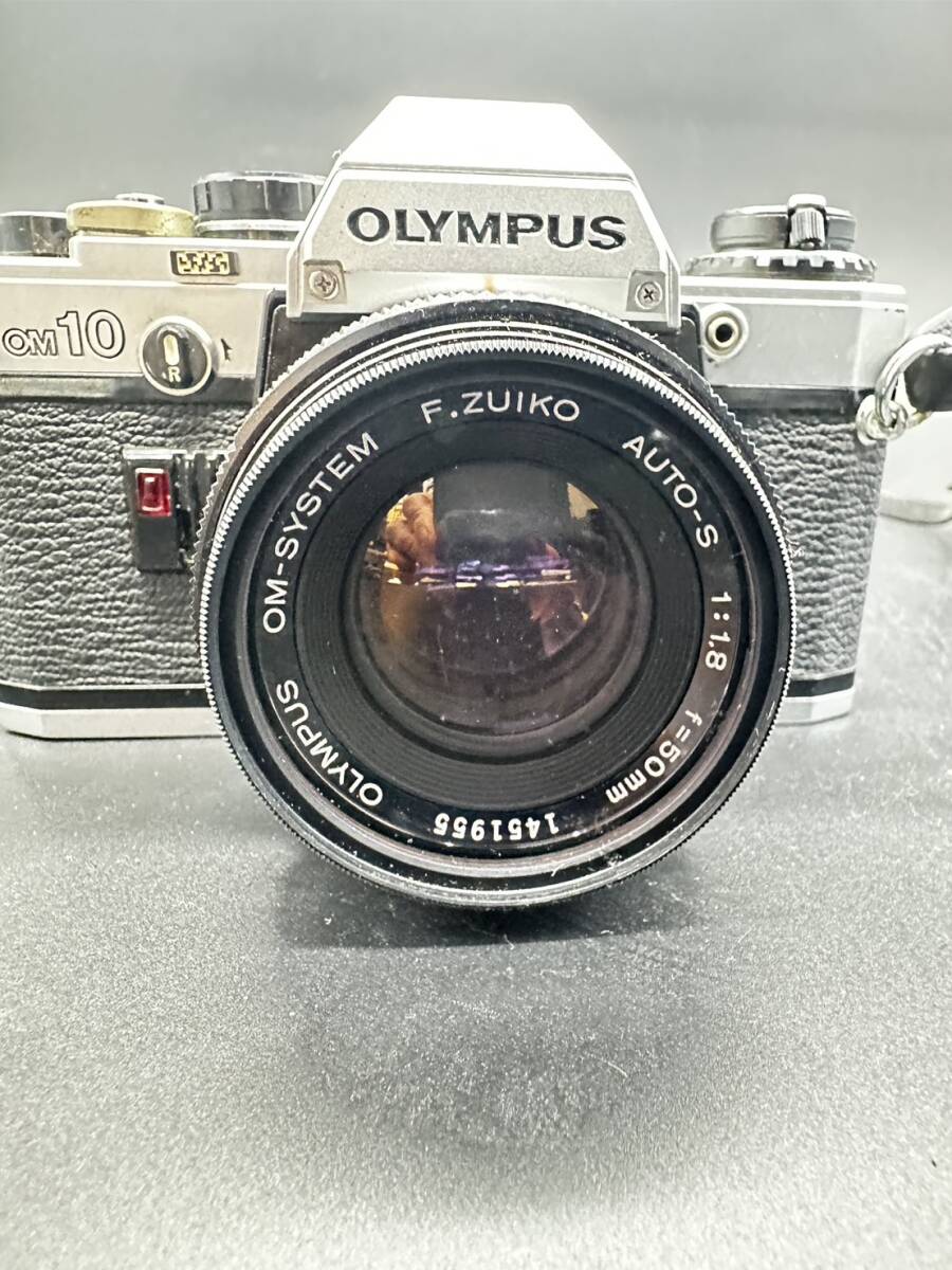 H5591 OLYMPUS オリンパス OM10 一眼レフ フィルムカメラ 本体/レンズ OM-SYSTEM F.ZUIKO AUTO－S 1：1.8 ｆ＝50ｍｍ/KENKO MCの画像6