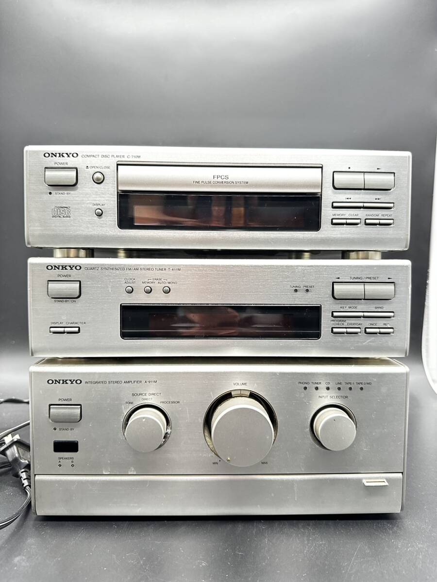 H5576 ONKYO C-710M/T-411M/A-911M コンポセットの画像1