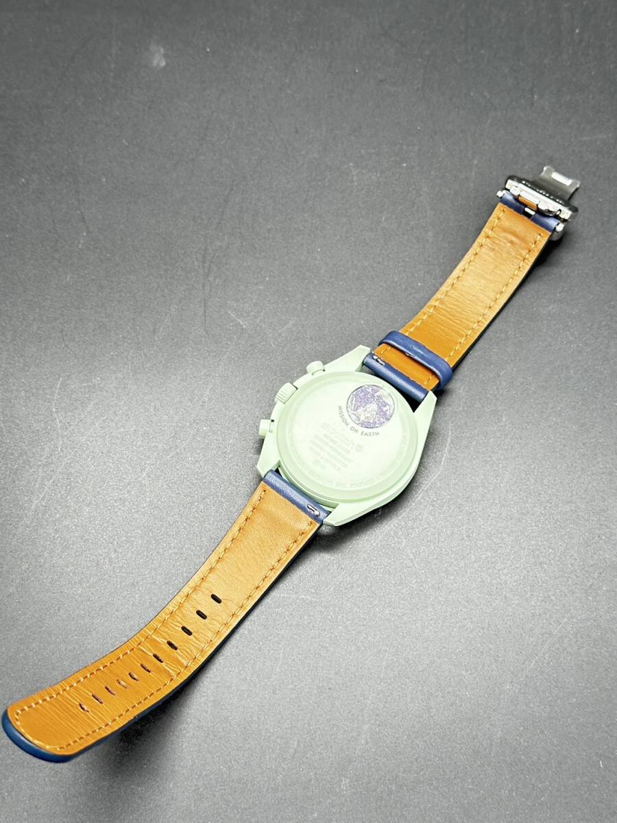 H5564 OMEGA × Swatch スウォッチ × オメガ MISSION ON EARTH ミッションオン アース 箱付き_画像6