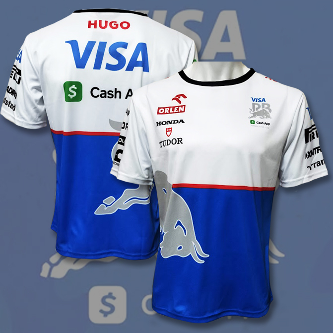 【Lサイズ】VISA Cash App RB F1チーム 2024 レプリカTシャツ 角田裕毅 リカルド アパレル