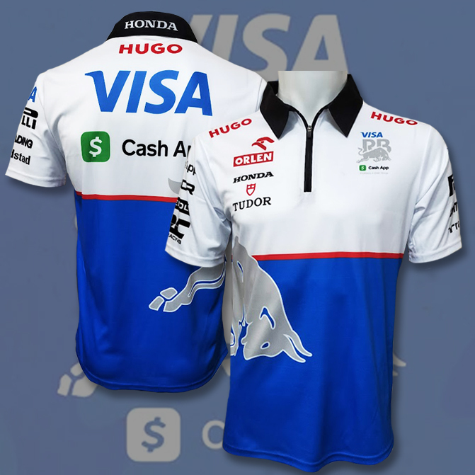 【XLサイズ】VISA Cash App RB F1チーム 2024 レプリカポロシャツ 角田裕毅 リカルド アパレル