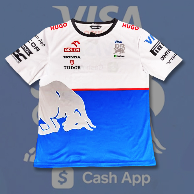 【Lサイズ】VISA Cash App RB F1チーム 2024 レプリカTシャツ 角田裕毅 リカルド アパレル_画像4