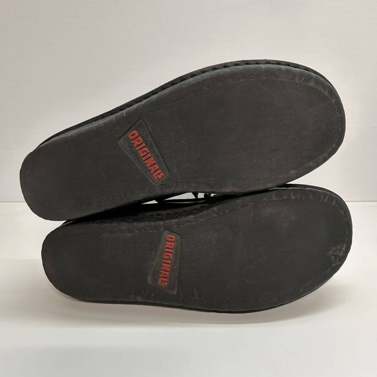 C942 clarks Clarks originals men's walking shoes UK7.5G approximately 25.5cm black leather original leather 