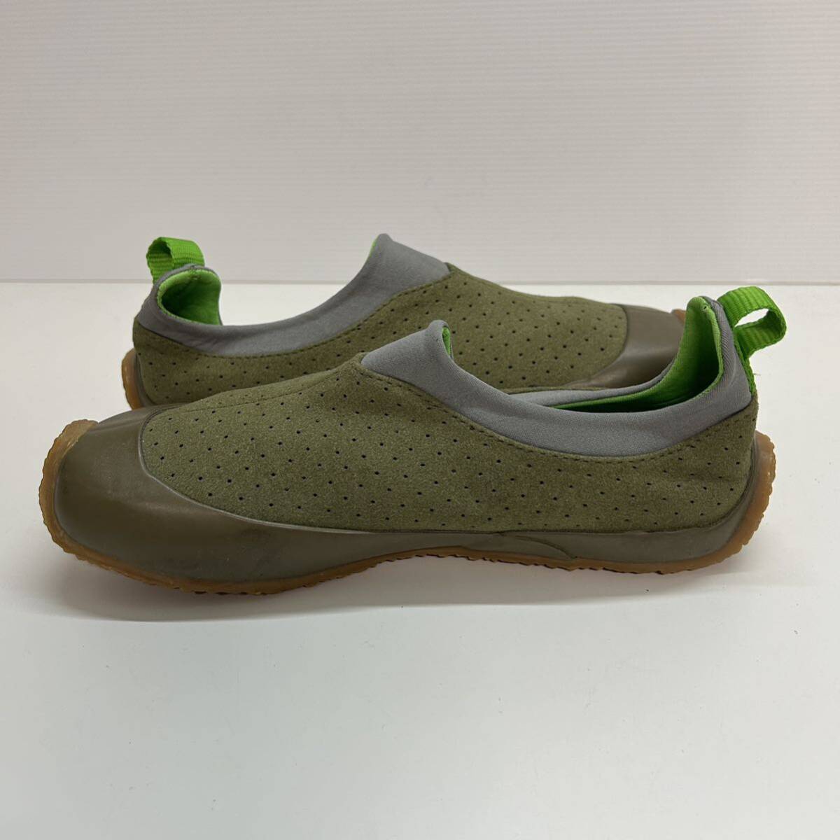 D006 YAKPAK Yakpak женский морской обувь 22.5cm зеленый серый 