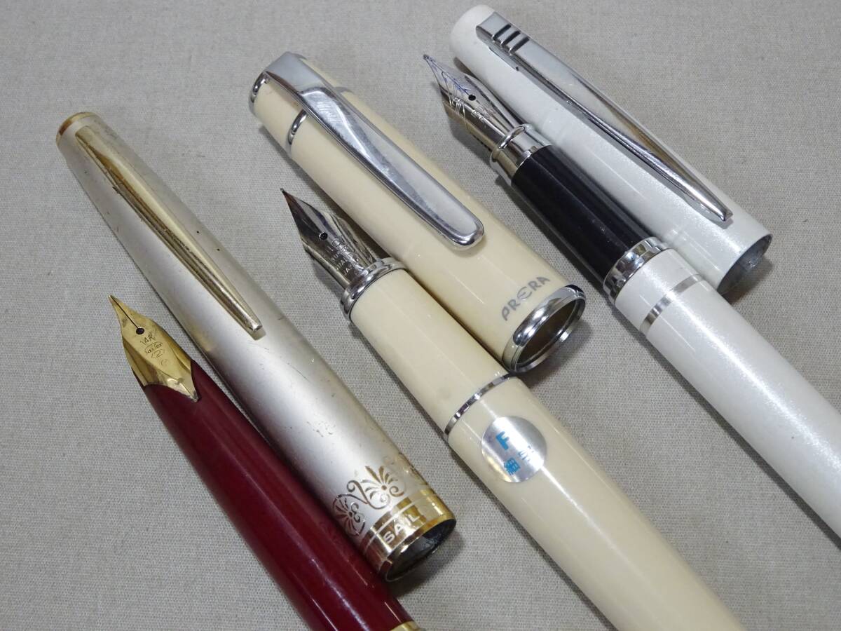 ★【旧家蔵出し】〔ジャンク〕 万年筆 ３本　セーラー　パイロット　ペン先　１４K　IRIDIUM POINT // Sailor　PILOT_画像3