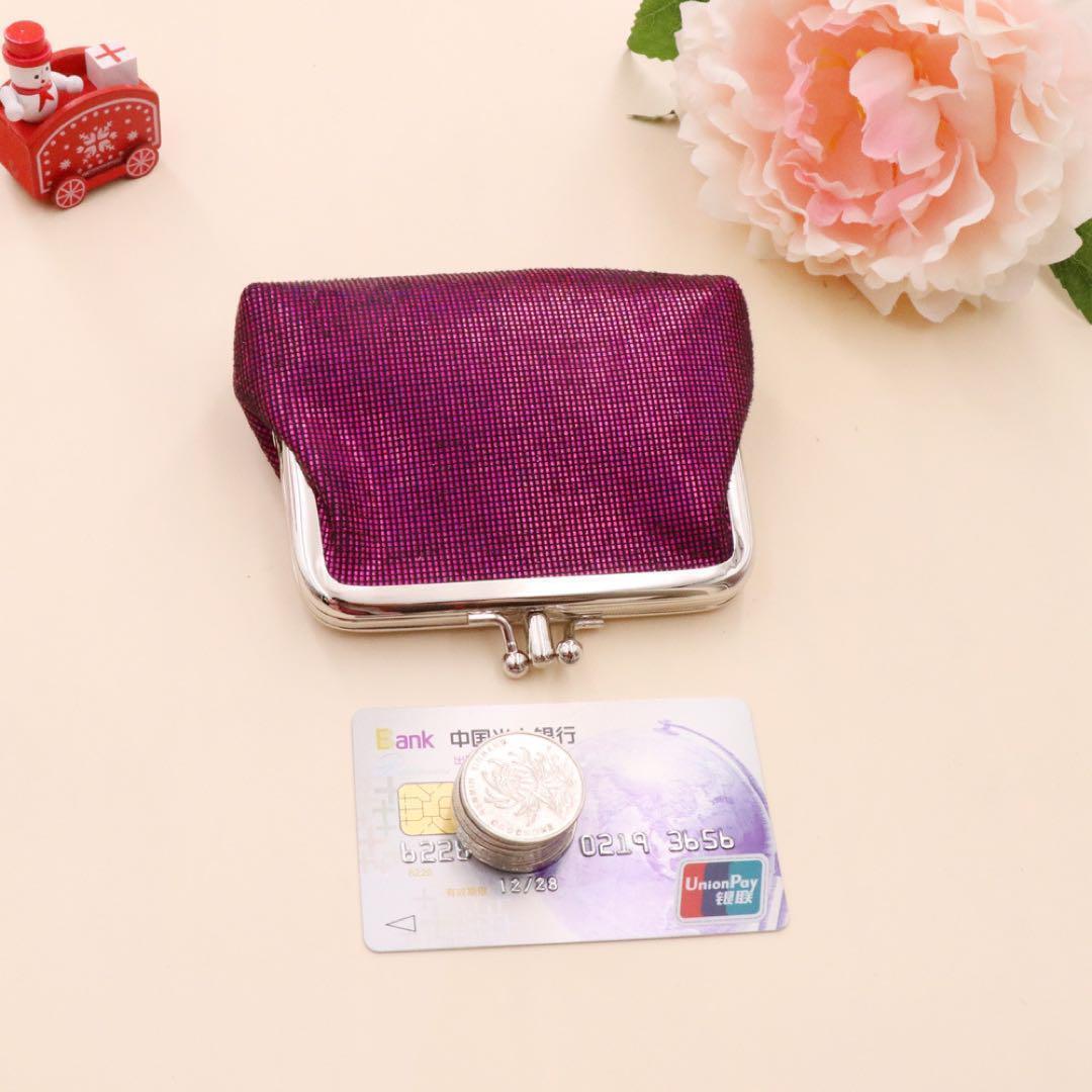 財布 がま口 赤 ミニウォレット 小銭入れ コインケース かわいい ピンクの画像8
