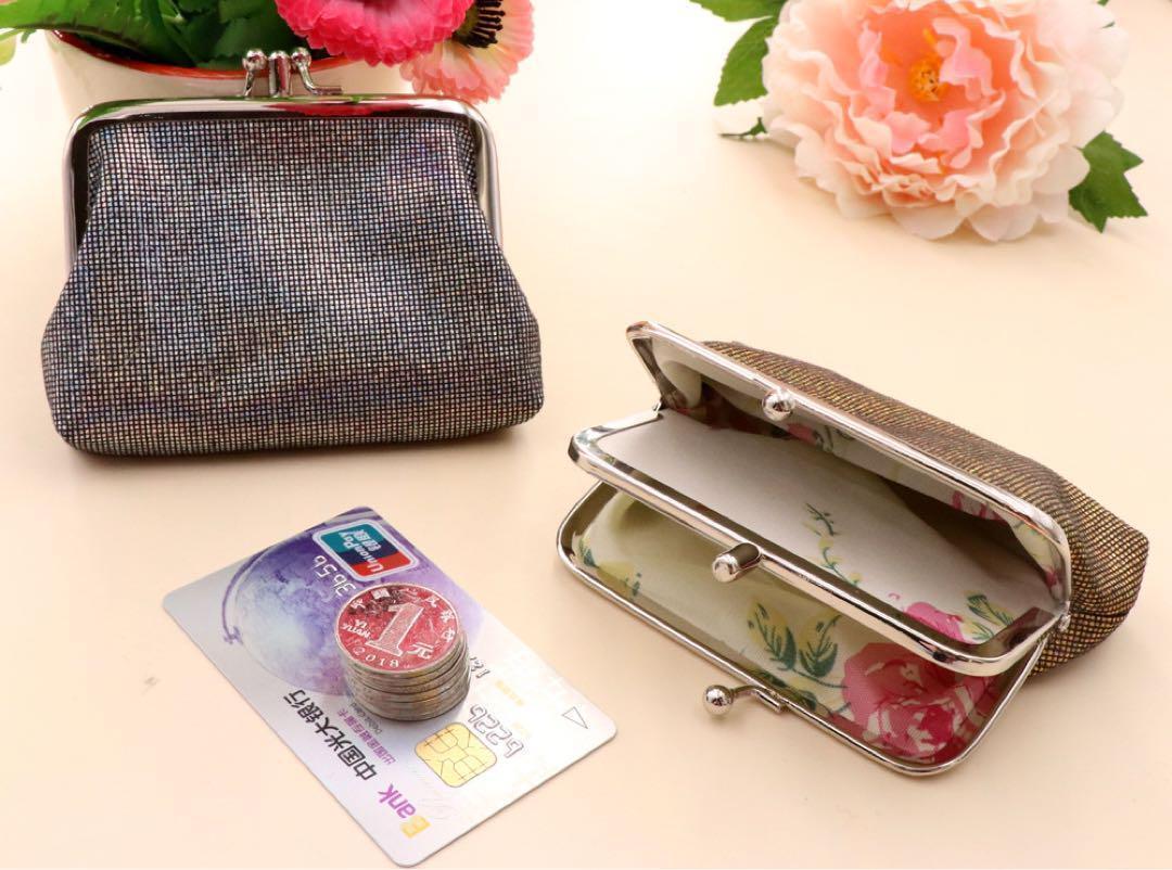 財布 がま口 赤 ミニウォレット 小銭入れ コインケース かわいい　ピンク_画像3
