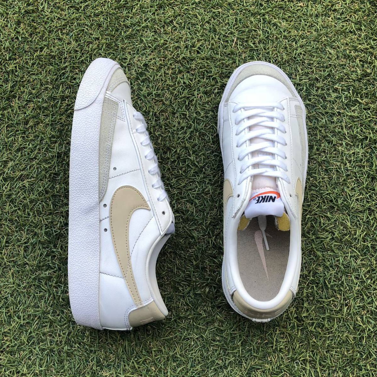 美品25 NIKE BLAZER LOW '77 ナイキ ブレザーローHA183