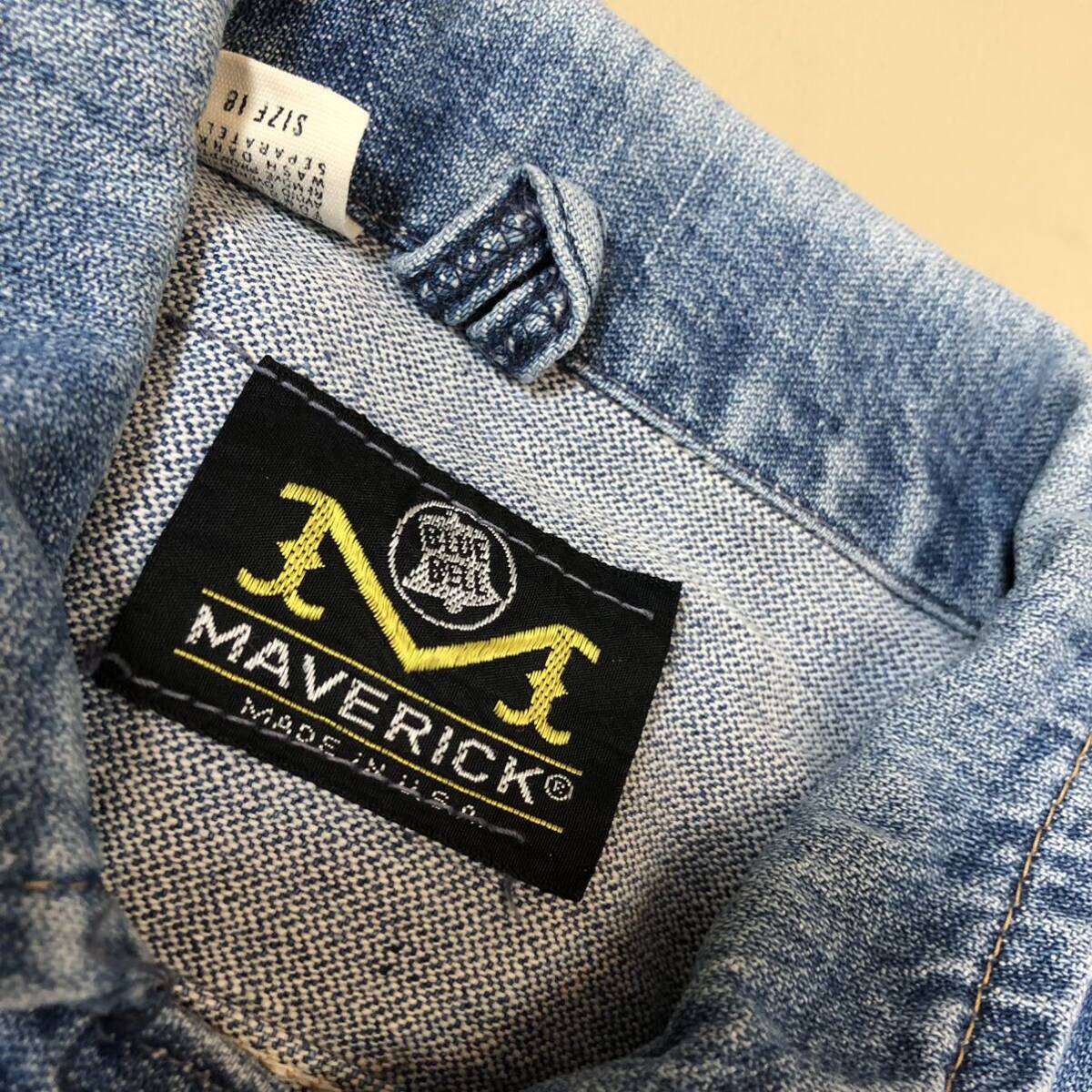 70's ヴィンテージ Maverick マーベリック デニムジャケット T27 70's ヴィンテージ Maverick マーベリック デニムジャケット T27