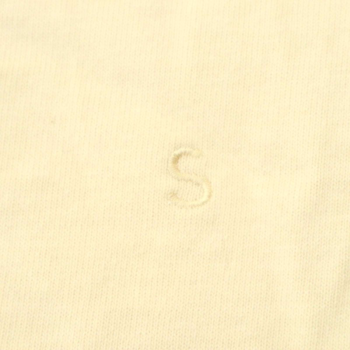 soe ...  весна   лето   лого   вышивание  ★  по цвету    изменение   короткие рукава  ...  футболка  Sz.0　 мужской   бежевый  ×  черный   сделано в Японии 　A4T04437_4#D
