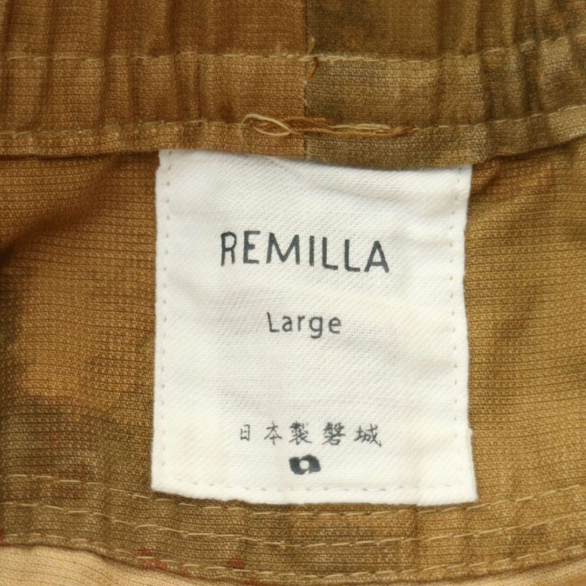 REMILLA レミーラ 春夏 日本製 磐城★ 【カモフラ 迷彩 総柄】 イージー ショート パンツ Sz.L メンズ A4B02142_4#Pの画像6