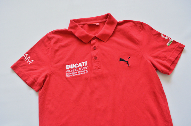 【 DUCATI × PUMA 】背中がかっこいい 半袖 ポロシャツ L /デュカティ/プーマ_画像5