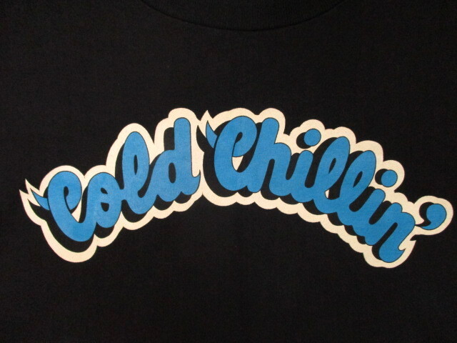 老舗HIP HOP LABEL ヒップホップレーベル COLD CHILLIN' コールドチリン Tシャツ 黒 SIZE:M.tommy boy eric haze def jam hf run dmc_画像2