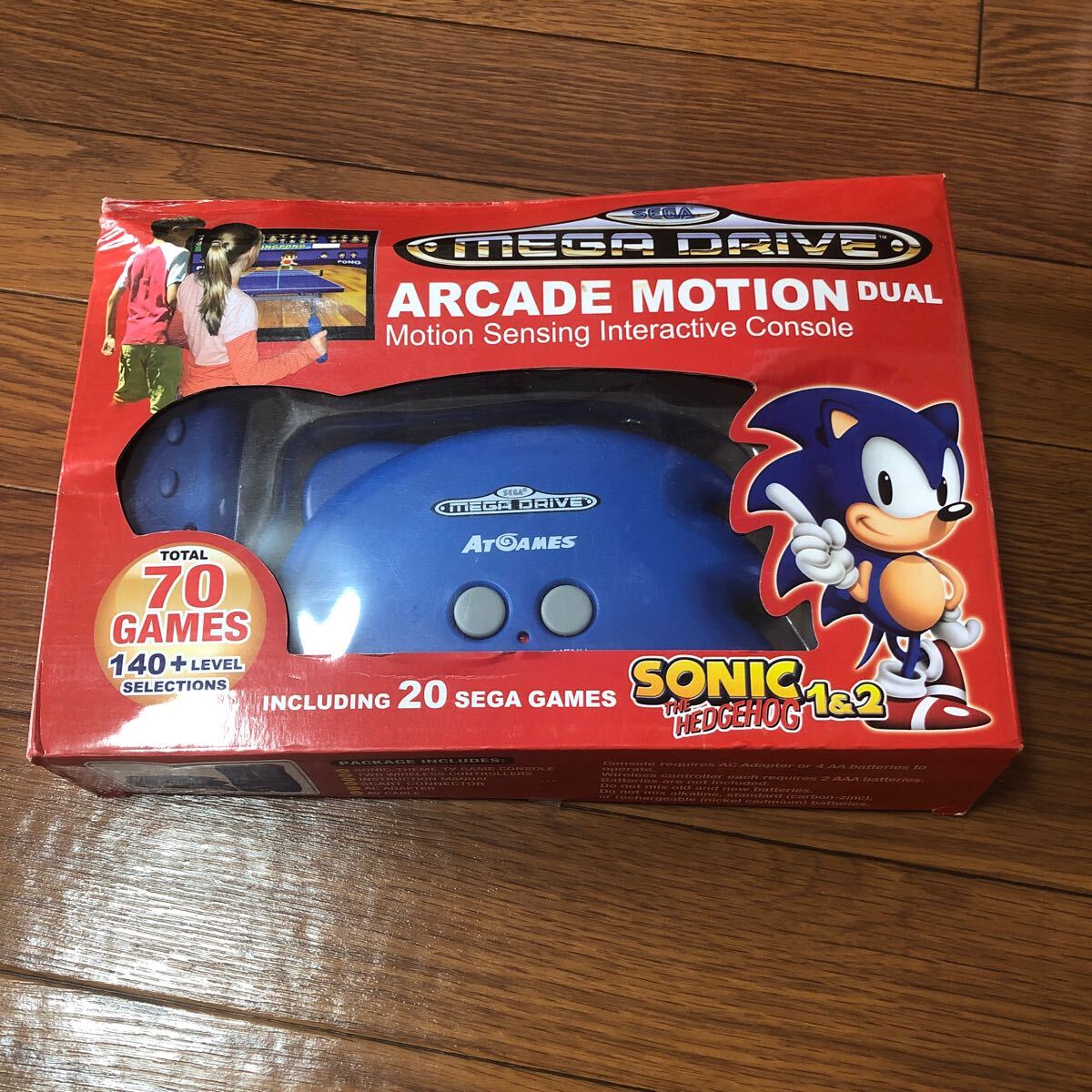 メガドライブ sega genesis atgames製　arcade motion dual motion sensing interactive console ソニック　本体　_画像1