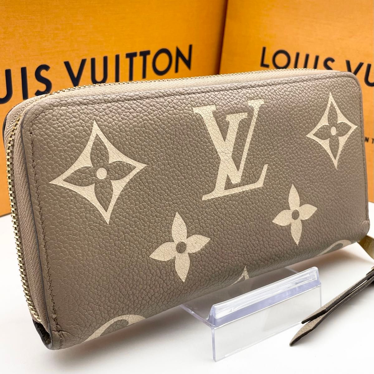 LOUIS VUITTON ルイヴィトン ジッピーウォレット バイカラー アンプラント トゥルトレール クレーム M69794