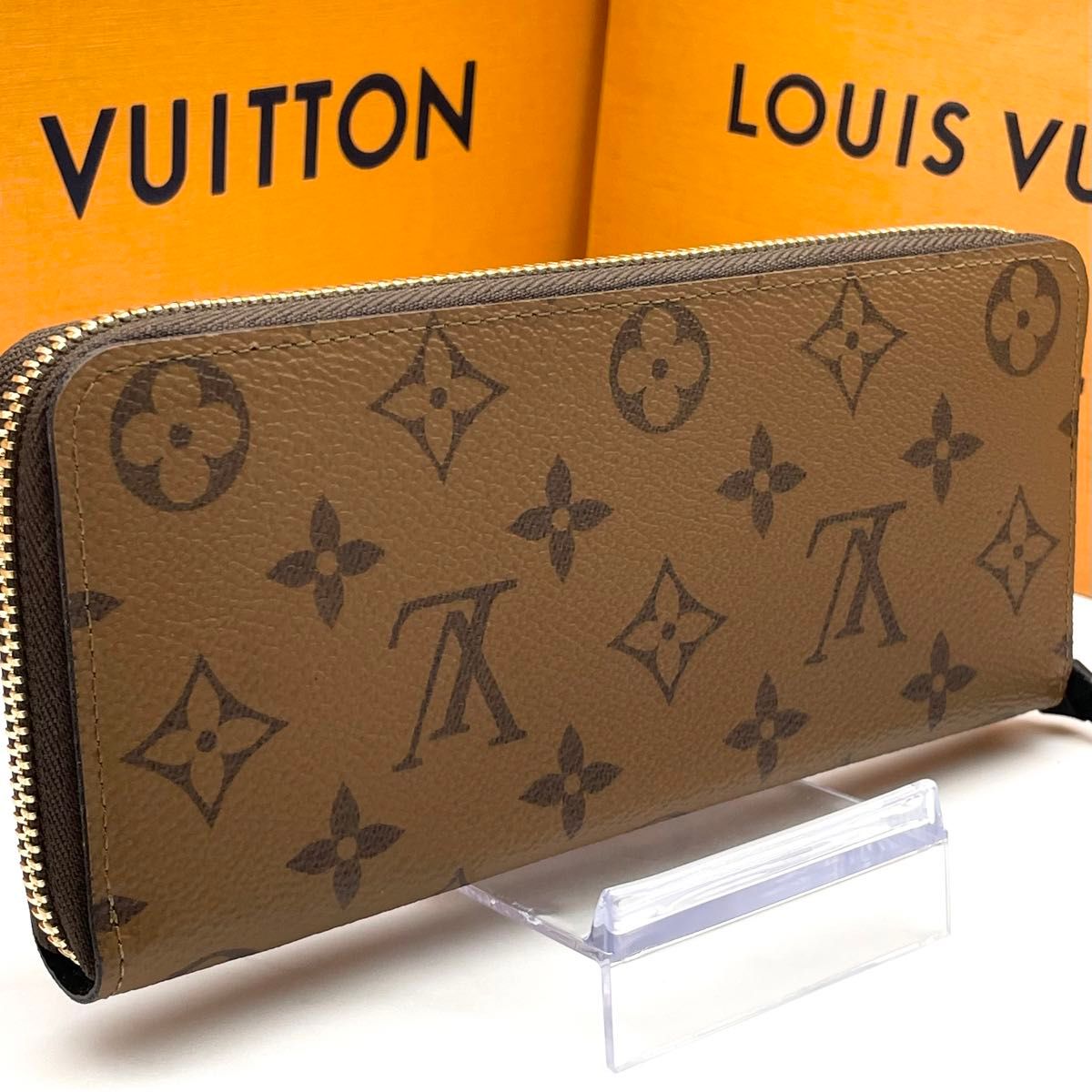 ルイヴィトン ポルトフォイユ クレマンス モノグラム リバース 長財布 LOUIS VUITTON