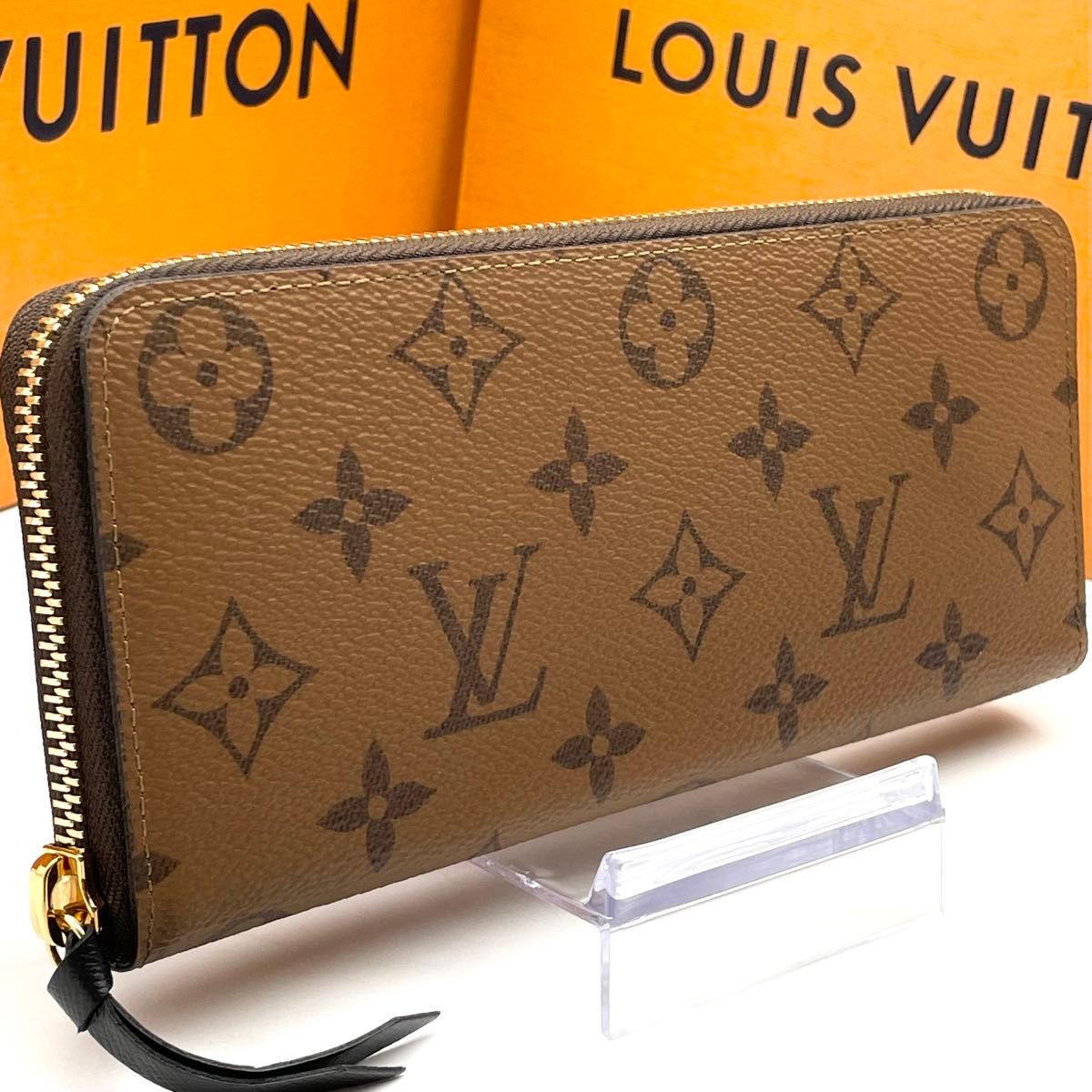 ルイヴィトン ポルトフォイユ クレマンス モノグラム リバース 長財布 LOUIS VUITTON