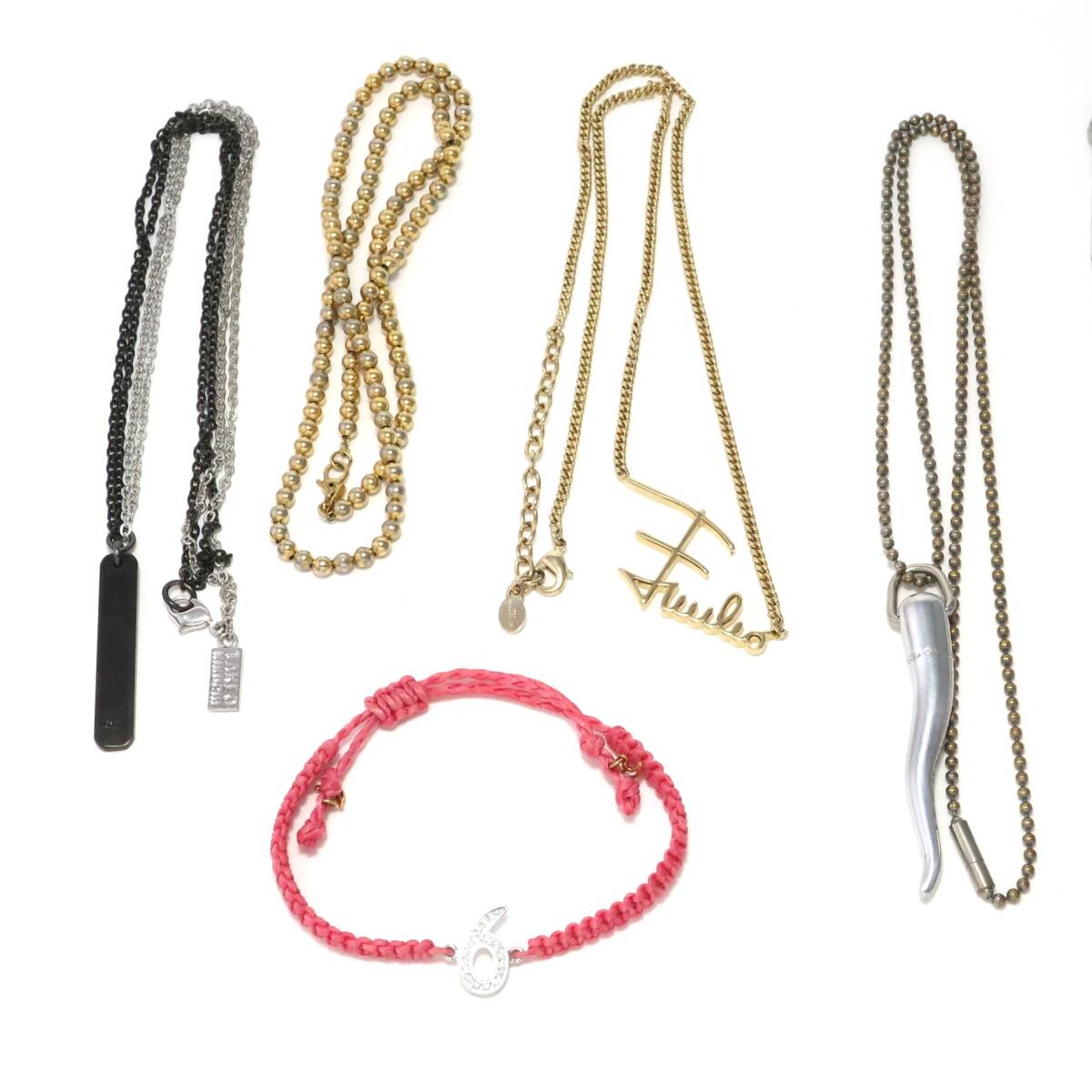  necklace bracele * Vivienne Westwood Emilio Pucci GaGa Milano Dolce & Gabbana other *8 point set summarize 