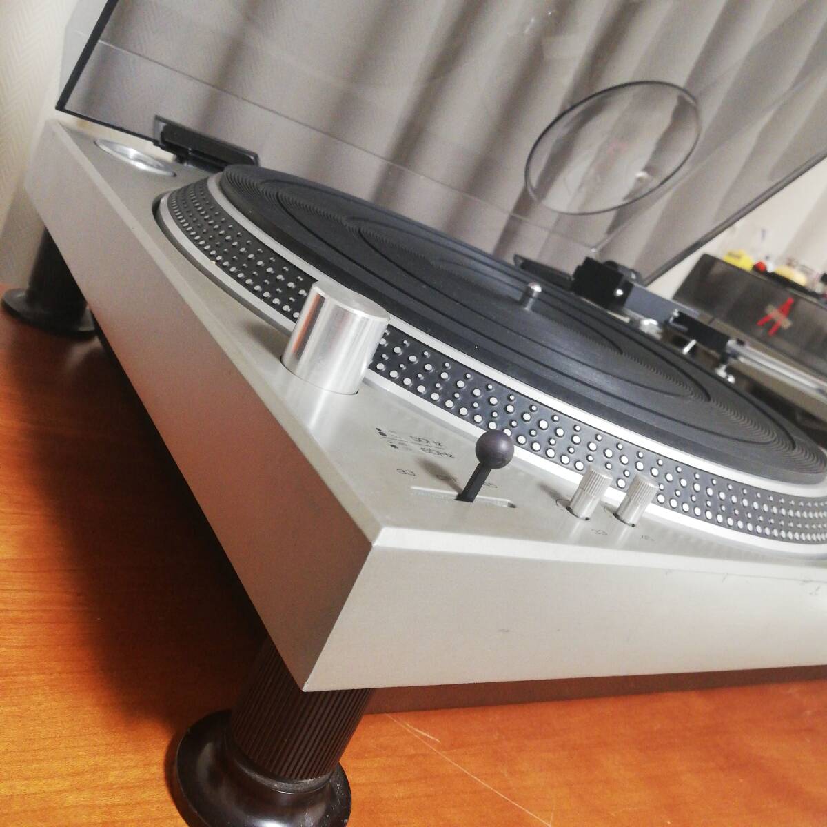 動作良好!!Technics(テクニクス) 初代SL-1200 マニュアルダイレクトドライブレコードプレーヤー MM型カートリッジEPC-271CS付き 日本製_画像5