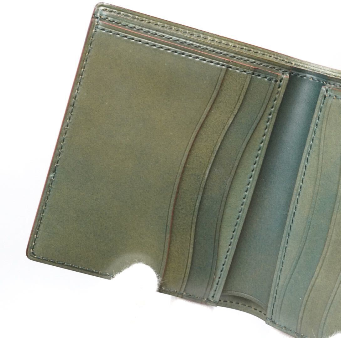 レア 新品同様 GANZO コードバン ルチダ 二つ折り財布 ガンゾ / 札入れ カードケース 本革 レザー 財布