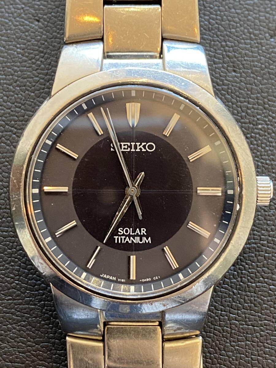 ＊3664 腕時計 SEIKO セイコー Y181-0AB0 チタニウム 現状不動_画像2